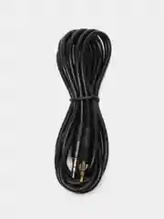 Черный кабель AUX (3.5x3.5 мм) GFPower, 3-pin, прямой штекер