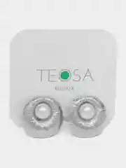 Серебряный серьги-пусеты Teosa с искусственным жемчугом, из бижутерного сплава, женские