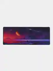 Фиолетовый игровой коврик для мыши и клавиатуры 80*30 / Большой коврик для мыши 4 принта