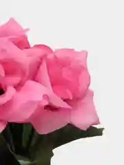Красный искусственные цветы, букетик из роз, высота 20 см