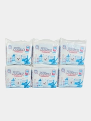 JOONIES Premium Soft подгузники (комплект 6 упаковок), размер NB (0-5 кг), 24 шт