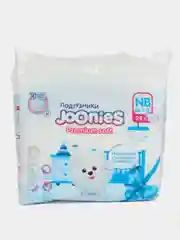 JOONIES Premium Soft подгузники (комплект 6 упаковок), размер NB (0-5 кг), 24 шт