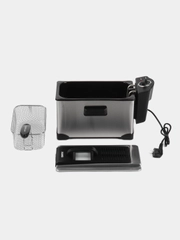 Фритюрница Centek CT-1431, 1800 Вт, 3.5 л, серебристая
