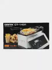 Фритюрница Centek CT-1431, 1800 Вт, 3.5 л, серебристая