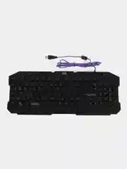 Комплект клавиатура+мышь+ковер Qumo Mystic K58/M76, проводная, мембран, 3200 dpi, USB