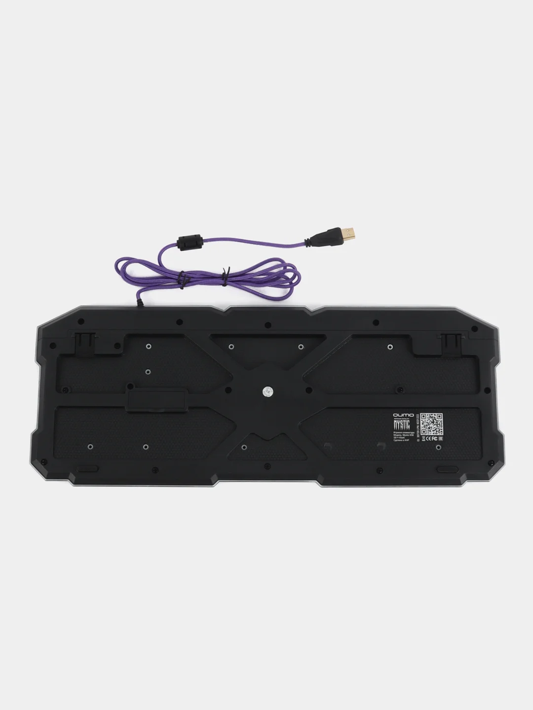 Комплект клавиатура+мышь+ковер Qumo Mystic K58/M76, проводная, мембран, 3200 dpi, USB