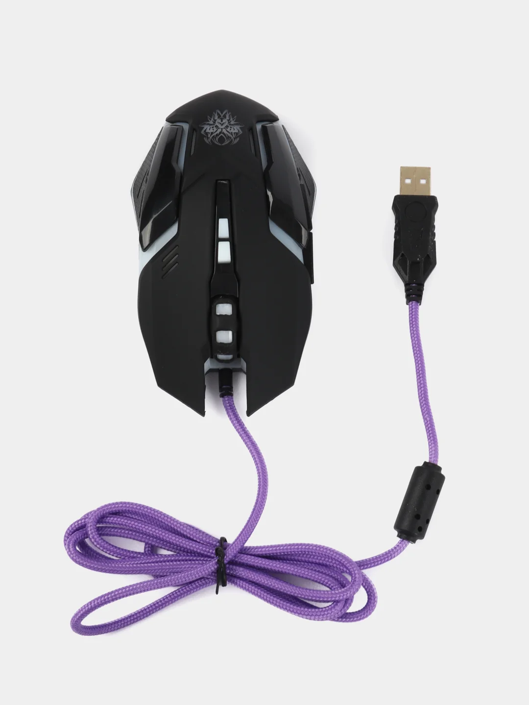 Комплект клавиатура+мышь+ковер Qumo Mystic K58/M76, проводная, мембран, 3200 dpi, USB