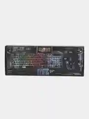 Комплект клавиатура+мышь+ковер Qumo Mystic K58/M76, проводная, мембран, 3200 dpi, USB