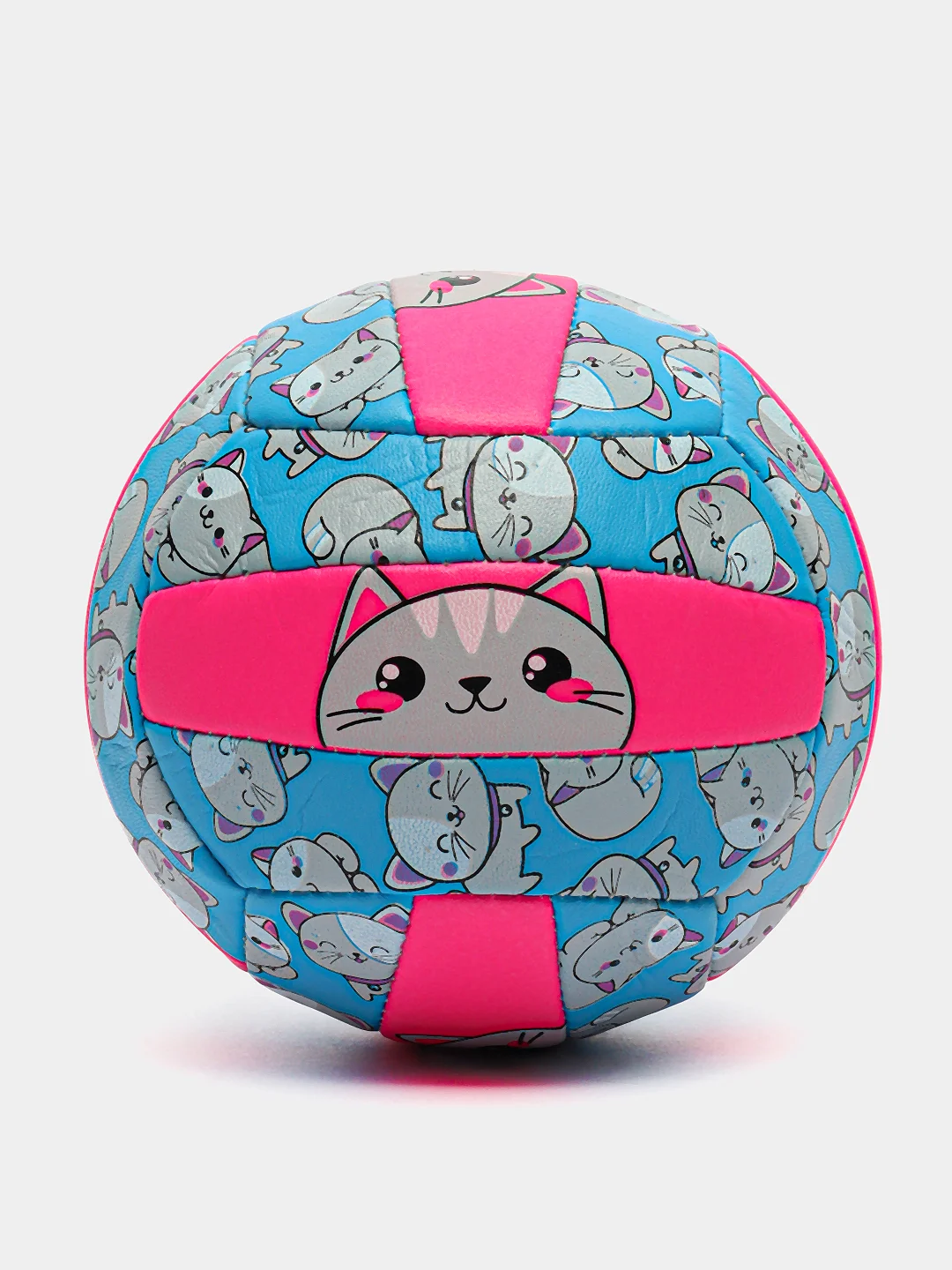 Мяч волейбольный ONLYTOP "Кошечка", ПВХ, машинная сшивка, 18 панелей, р. 2