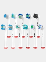 Насадки для электрической зубной щетки, совместимые с Oral-B, Braun, CS Medica, B.Well
