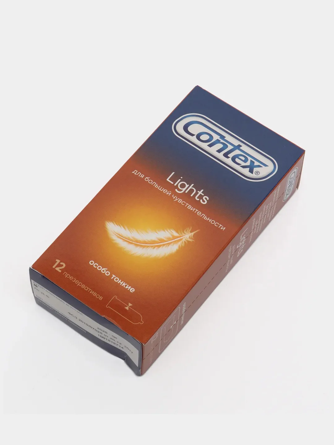 Contex Lights Презервативы особо тонкие для большей чувствительности, 12 шт