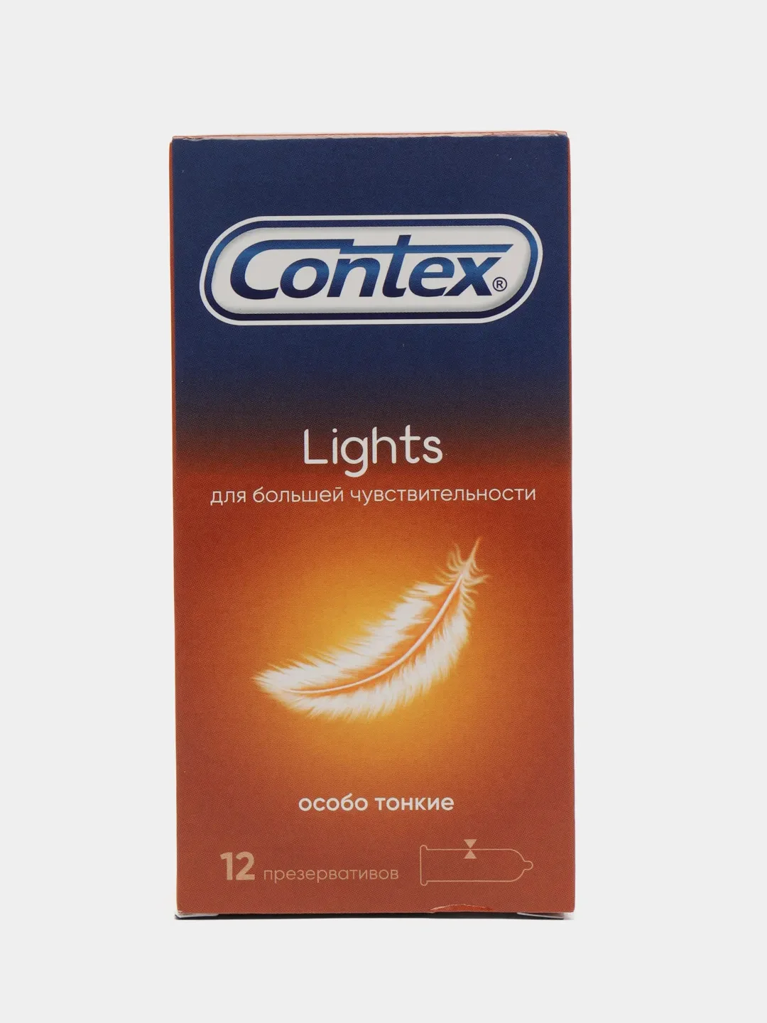 Contex Lights Презервативы особо тонкие для большей чувствительности, 12 шт