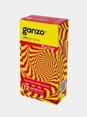 Презервативы Точечно-ребристые GANZO EXTASE (12шт.)