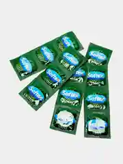 Softex Ribbed Презервативы с ребрами и легким ароматом лайма 10 шт