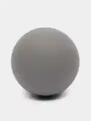 Мяч массажный ONLYTOP, силиконовый, d=6 см, 150 г, цвет серый