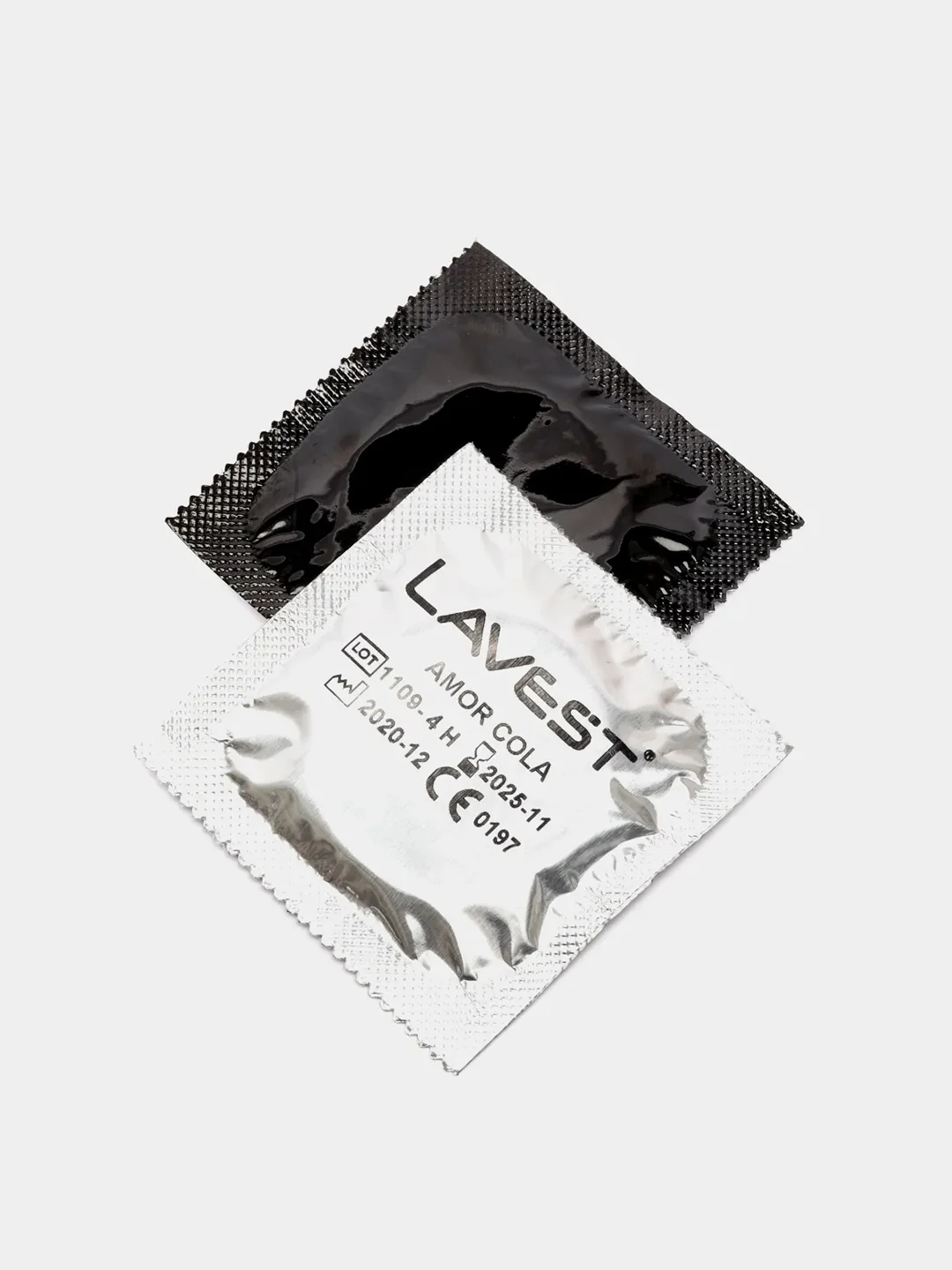 Презервативы Lavest Black, с ароматом колы, черные, 15 штук