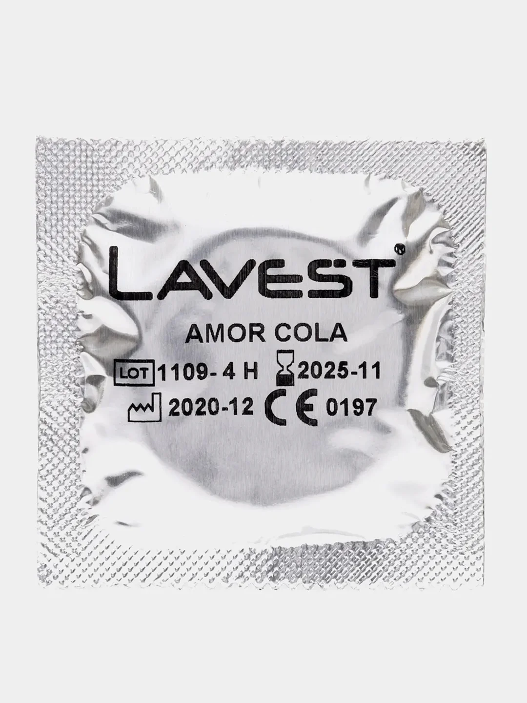 Презервативы Lavest Black, с ароматом колы, черные, 15 штук