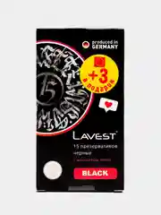 Презервативы Lavest Black, с ароматом колы, черные, 15 штук