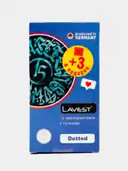 Lavest Dotted розовые презервативы с точечной структурой стенок 15 шт