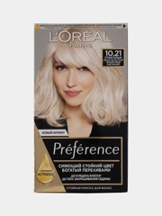LOreal Paris Стойкая краска для волос "Preference", оттенок 10.21, Стокгольм