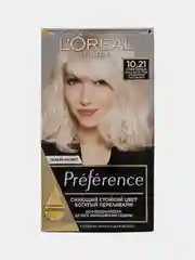 LOreal Paris Стойкая краска для волос "Preference", оттенок 10.21, Стокгольм