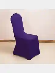 Фиолетовый чехол для стульев
