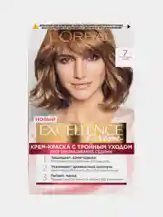 LOreal Paris Стойкая крем-краска для волос "Excellence", оттенок 7, Русый