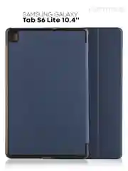 Темно-синий чехол-книжка для планшета Samsung Galaxy Tab S6 Lite 2024/ 22/ 20 10.4 из экокожи КАРТОФАН