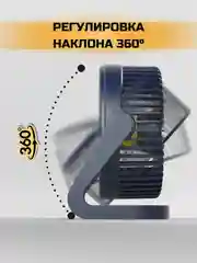 Белый вентилятор настольный, мини, USB