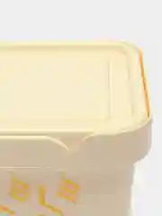 Бежевый коробка с крышкой DELUXE