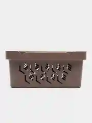 Коричневый коробка с крышкой DELUXE