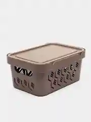 Коричневый коробка с крышкой DELUXE