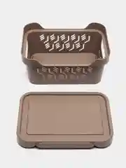 Коричневый коробка с крышкой DELUXE