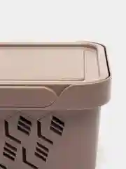 Коричневый коробка с крышкой DELUXE