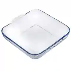 Форма для запекания стекло, 27.4х30х6 см, 2.9 л, квадр, Daniks, 45024