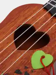 Бордовый игрушечная гитара
