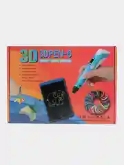 Набор для творчества, 3D ручка + трафарет + пластик PLA 20 цветов + графический планшет