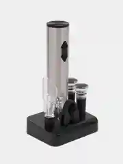 Набор сомелье электрический Windigo LSH-06, 2 пробки, аэратор, штопор, подставка