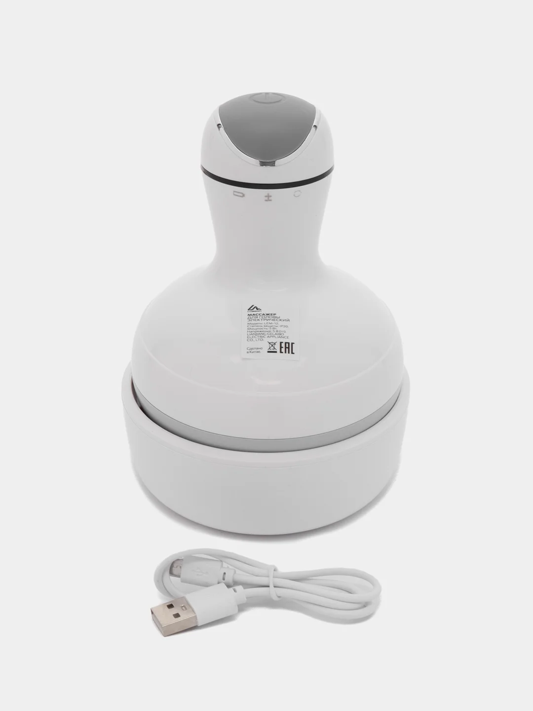 Массажер для головы Luazon LEM-12, электрический, вибрационный, 5 Вт, USB