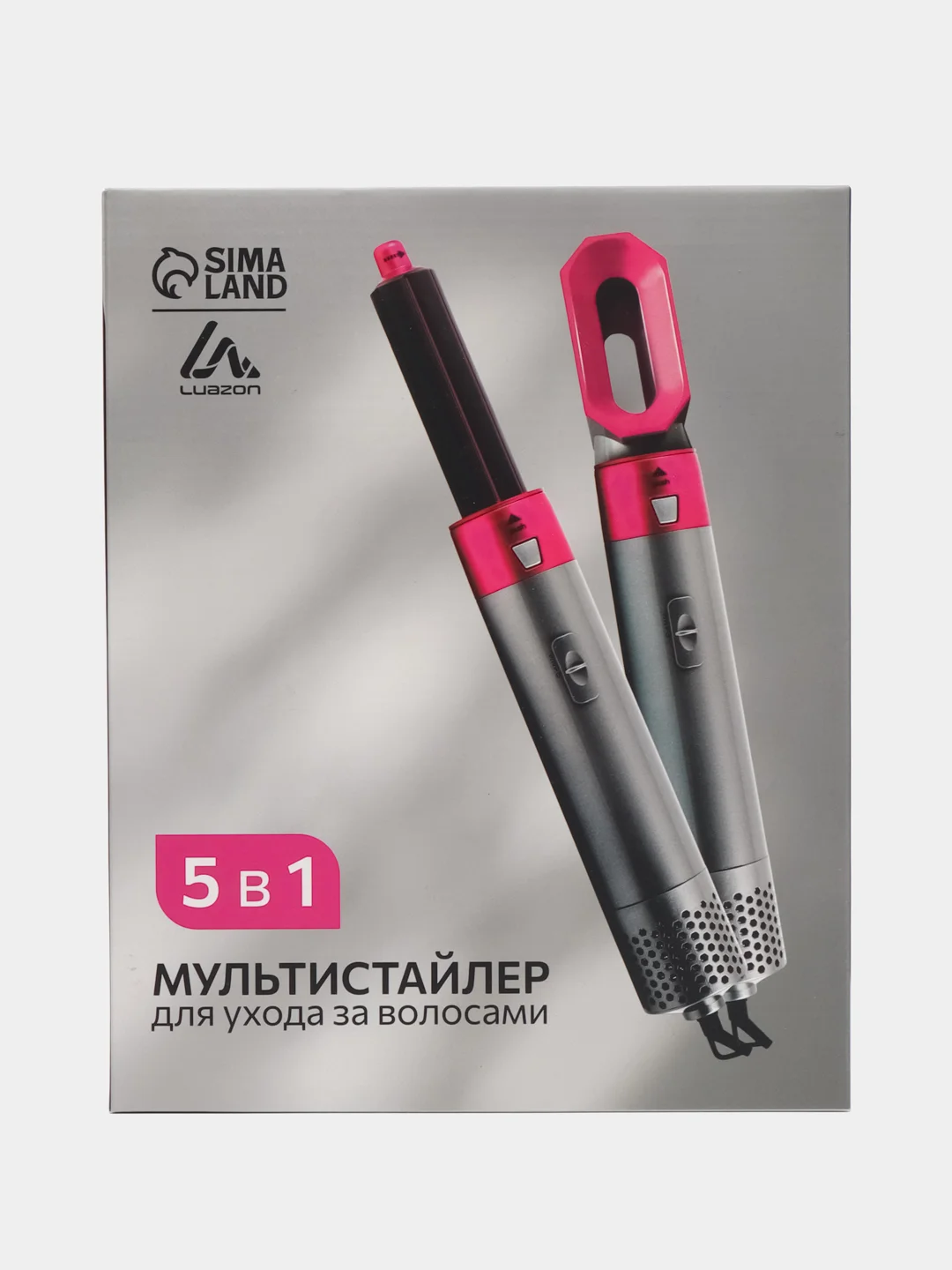 Мультистайлер Luazon LW-17, 1000 Вт, керамическое покрытие, 5 насадок, до 120 C