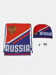 Набор для плавания взрослый ONLITOP Russia: шапочка, беруши, зажим для носа, мешок