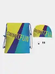 Набор для плавания взрослый ONLITOP Swim: шапочка, беруши, зажим для носа, мешок