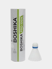 Набор воланов для бадминтона BOSHIKA PRO-100N, 6 шт., цвет белый