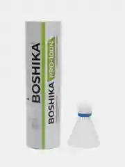 Набор воланов для бадминтона BOSHIKA PRO-100N, 6 шт., цвет белый