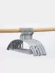 Серый плечики - Нескользящая вешалка, 4 или 10 штук
