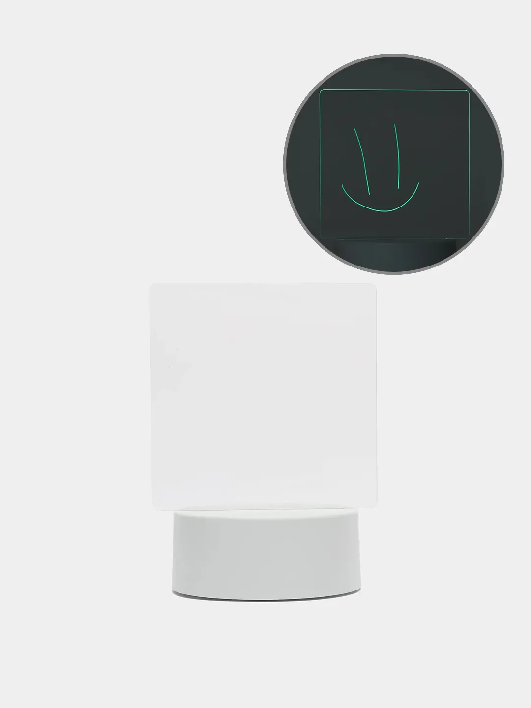 Белый светильник, доска для рисования, USB, LED-подсветка с пультом управления, ночник