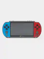 Игровая приставка X7 Plus, AV кабель, 8 бит, 7000 игр, сине-красная