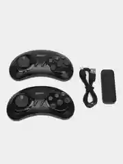 Игровая приставка SG800, 1600 игр, AV кабель, 2 беспроводны джойстика, чёрная