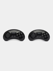 Игровая приставка SG800, 1600 игр, AV кабель, 2 беспроводны джойстика, чёрная