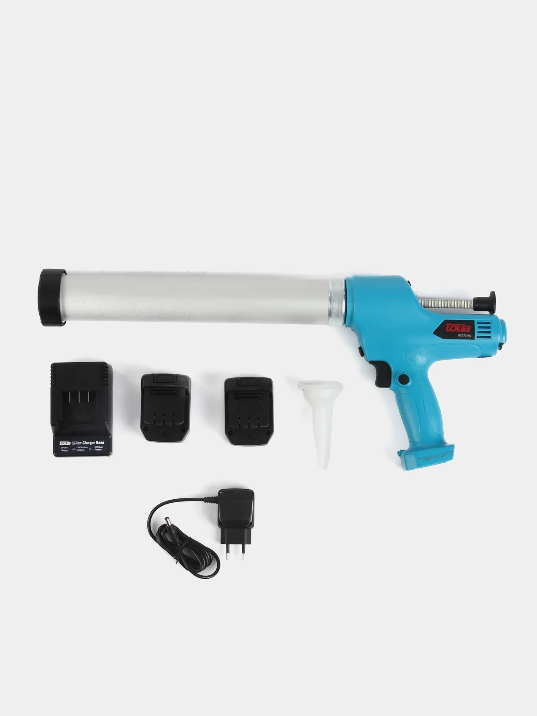 Аккумуляторный пистолет-дозатор для клея и герметика Toua DCG72-600